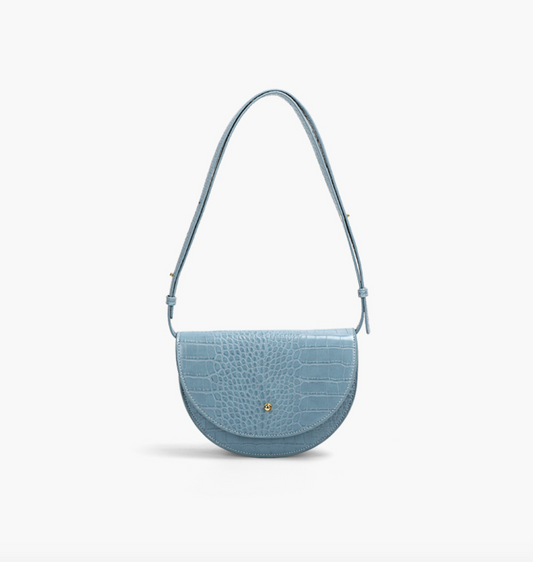 Croc Saddle Shoulder Bag 鱷魚紋馬鞍形腋下包
